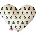 Mirage Pet Products Pure Poison Canvas Heart Dog Toy 6 in. 1356-CTYHT6
